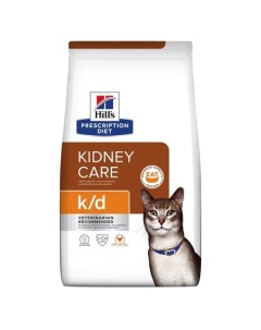Сухой диетический корм для кошек Prescription Diet k d при хронической болезни почек 400 гр Hill`s