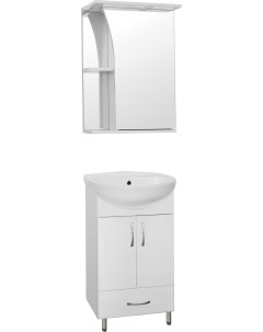 Мебель для ванной Эко Стандарт 9 1Б 50 белая Style line