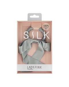 Резинка SILK bow Lady pink