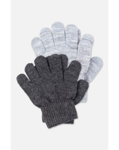Комплект перчаток серого цвета для мальчика Playtoday kids