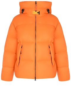 Оранжевая короткая куртка с капюшоном Parajumpers