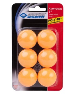 Мячи для настольного тенниса Avantgarde 3 6 штук оранжевый Donic