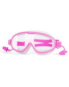 Очки полумаска для плавания детские с берушами Z600 розовый Atemi