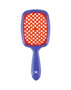 Щетка Superbrush с закругленными зубчиками фиолетово красная 20 3 х 8 5 х 3 1 см Щетки Janeke