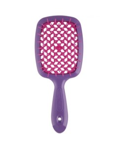 Щетка Superbrush с закругленными зубчиками фиолетово малиновая 20 3 х 8 5 х 3 1 см Щетки Janeke