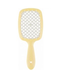 Щетка Superbrush с закругленными зубчиками желто белая 20 3 х 8 5 х 3 1 см Щетки Janeke