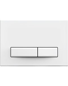 Кнопка смыва Slim KDI 0000021 прямоугольные клавиши белый глянец пластик Кнопка смыва Slim KDI 00000 Акватек