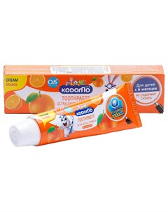 Зубная паста для детей с 6 месяцев с ароматом апельсина 65 г Kodomo Lion thailand