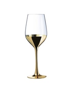 Бокал для вина 270 мл стекло 4 шт Селест электрическое золото P9300 Luminarc