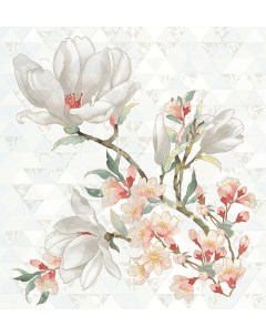 Панно Primavera Magnolia Bianco 3шт 75 3x70 9 Kerlife