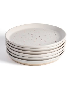 Комплект из шести керамических тарелок Laredoute