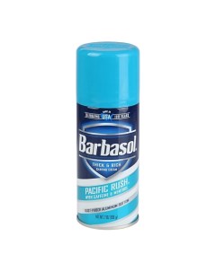 Крем пена для бритья тонизирующая Pacific Rush 198 Barbasol