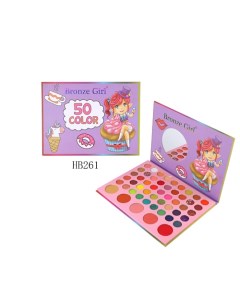 Тени для век 50 цветов CUPCAKE Farres