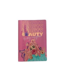 Голографичная паспортная обложка Бьюти Beauty fox
