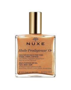 Мерцающее сухое масло для лица тела и волос Huile Prodigieuse Nuxe