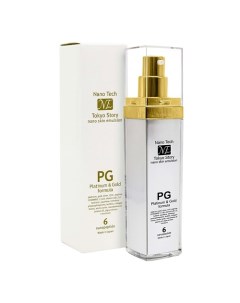 Легкая увлажняющая эмульсия Nano Skin Emulsion Tokyo Story Platinum Gold Formula Nano-tech