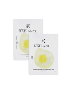 Набор Radiance маска для лица тканевая обновляющая Entrederma