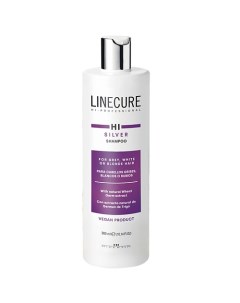 Шампунь для седых и светлых волос LINECURE Silver vegan 300 Hipertin