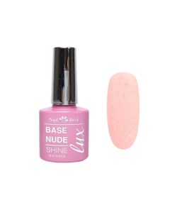 База цветная камуфлирующая Lux Base Sparkle Beige c блестками Nail best