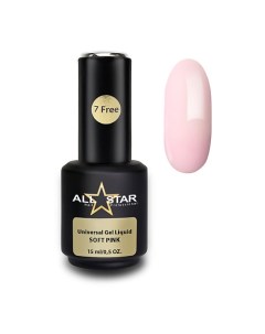 Гель для моделирования ногтей Universal Gel Liquid Clear big All star professional