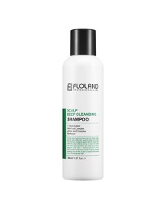 Глубокоочищающий укрепляющий шампунь с кислотами и пантенолом Scalp Deep Cleansing Shampoo 150 Floland