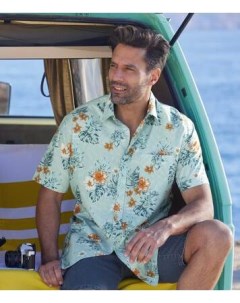 Рубашка из Хлопка Гавайи Atlas for men