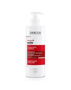 Тонизирующий шампунь DERCOS против выпадения и истончения волос 400 мл Vichy