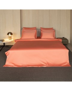 Пододеяльник 1 5 спальный Total Look в розово коралловом 150x200см Mollen