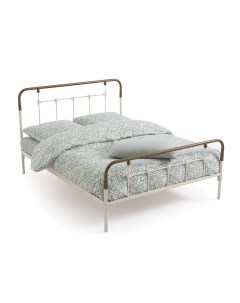 Кровать металлическая asper белый 167x105x208 см Laredoute