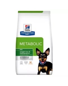 Prescription Diet Metabolic Weight Management Сухой лечебный корм для собак мелких пород для контрол Hill`s
