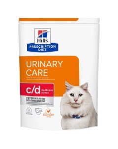 Сухой диетический корм для кошек Prescription Diet c d Multicare Urinary Stress при профилактике цис Hill`s