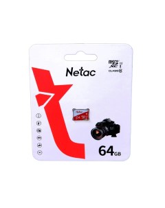 Карта памяти 64Gb MicroSD P500 Eco UHS I Class 10 NT02P500ECO 064G S Netac