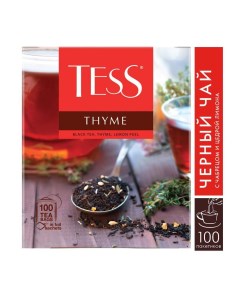 Чай Thyme черный чабрец цедра лимона 1185 09 Tess