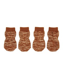 Носки для собак S коричневый унисекс Rurri