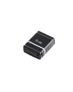 USB Flash накопитель 16GB Nano QM16GUD NANO B USB 2 0 черный Qumo