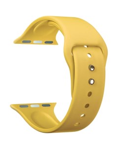 Ремень для умных часов Силиконовый ремешок для умных часов Altair для Apple Watch 42 44 mm Yellow Lyambda
