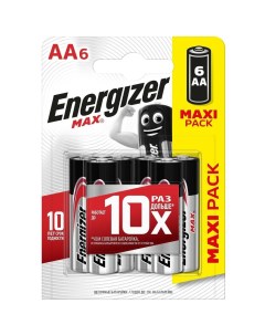 Батарейки MAX E91 AA 6шт Energizer