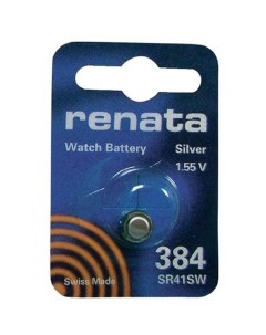 Батарейки R384 SR41SW 1шт Renata