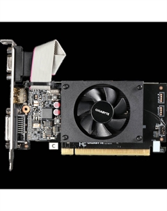 Видеокарта Gigabyte GeForce GT 710 2024Mb, GV-N710D3-2GL D-Sub, DVI, HDMI