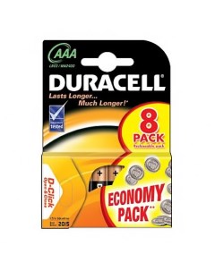 Батарейки LR03 8BL Basic AAA 8шт Duracell