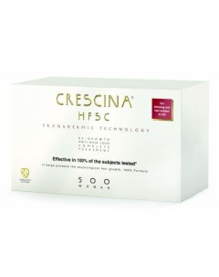 500 Комплекс Transdermic для женщин лосьон для возобновления роста волос 20 лосьон против выпадения  Crescina