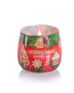 Свеча ароматизированная в стакане Рождественское печенье Bartek candles