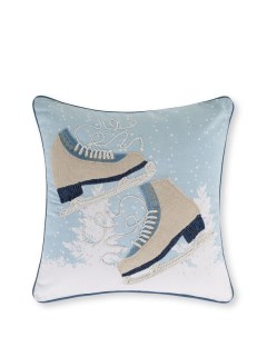 Декоративная подушка с вышивкой Pattini Ice Coincasa