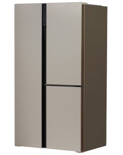 Холодильник Side by Side CS6073FV шампань Hyundai