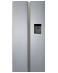 Холодильник Side by Side NFI 4012 серебристый Ginzzu