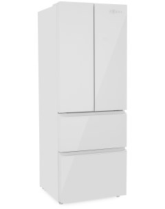 Многокамерный холодильник ZRFD361W белое стекло Zugel