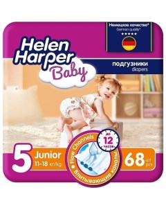 BABY Подгузники размер 5 Junior 11 18 кг 68 шт 68 Helen harper