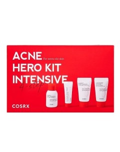 Набор из 4 средств для жирной кожи Acne Hero Kit Intensive Cosrx