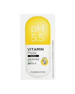 Маска для лица PH 5 5 витаминная для тусклой кожи Forencos