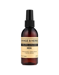 Мужской органический тоник спрей против выпадения волос 150 0 Savage&herbs